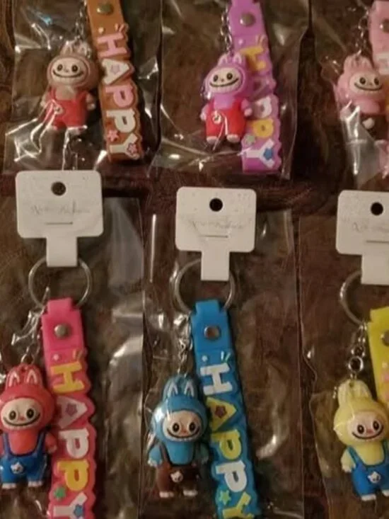 Labubu Keychains-Set Of 6 - Picture 1 of 1